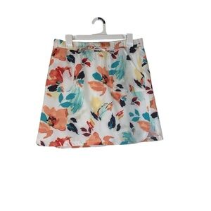 Chicos Zenergy UPF Floral Skort Women’s Size 6